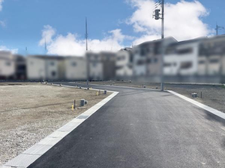 京都府京都市西京区桂池尻町の土地の現地土地写真