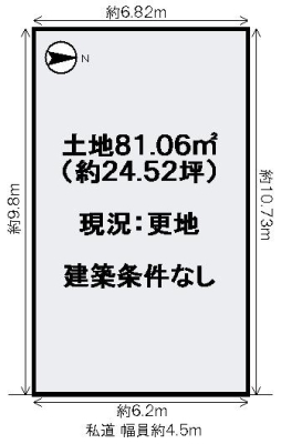 京都府京都市西京区川島権田町の土地の画像