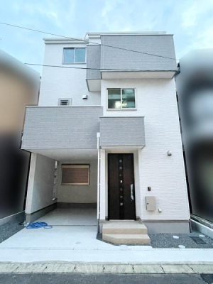 京都府京都市右京区西京極西向河原町の新築一戸建ての現地外観写真
