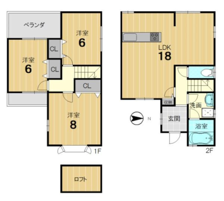 京都府京都市伏見区深草七瀬川町の中古一戸建ての画像