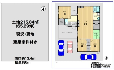 ���s�{���s�s�������}���V�ђ�1���ڂ̓y�n�̊Ԏ��}