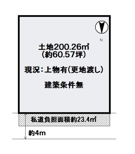 ���s�{���s�s�E���摾�`�꒬�Œ��̓y�n�̊Ԏ��}