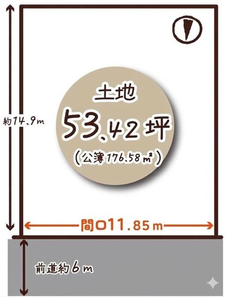 ���s�{���s�s������匴�쐼�|�̗���1���ڂ̓y�n�̊Ԏ��}