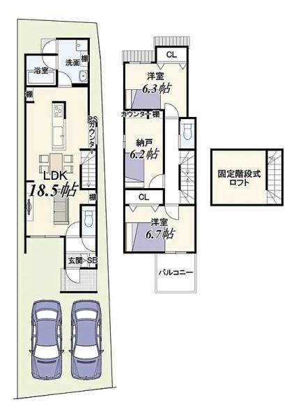 ���s�{���s�s�E���搼���ɓ��ߎ蒬�̓y�n�̊Ԏ��}