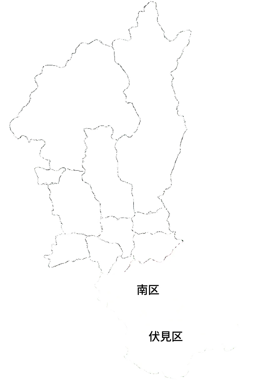 京都府南エリア図